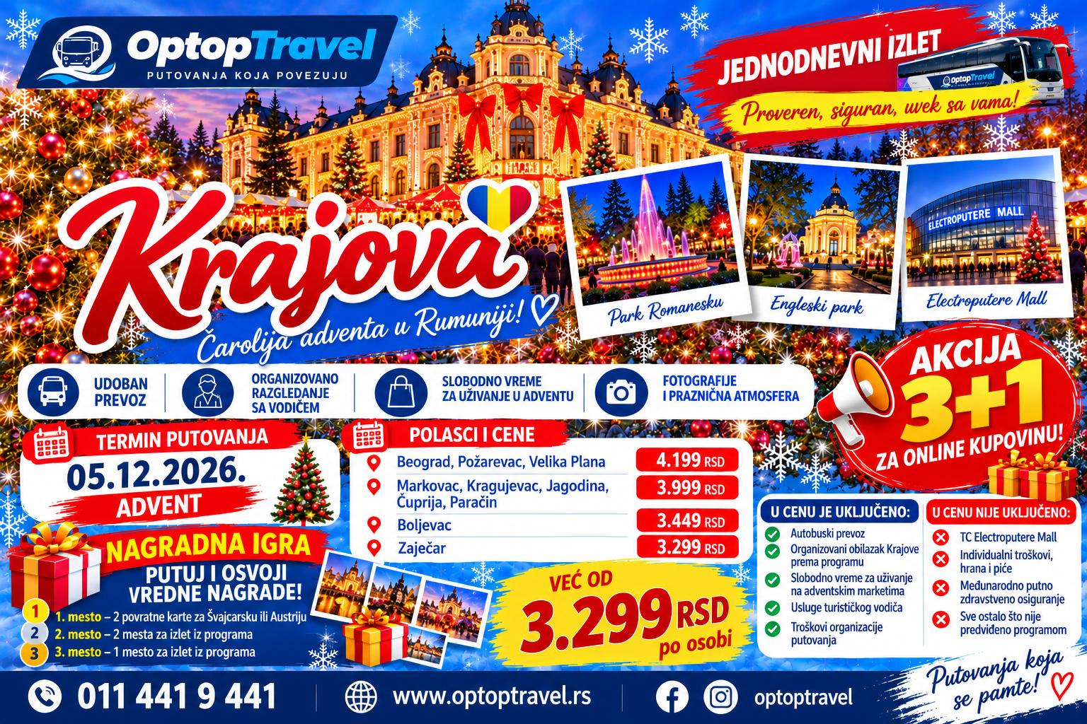 🎄💫 KRAJOVA – NAJLEPŠA ZIMSKA BAJKA VAS ČEKA!